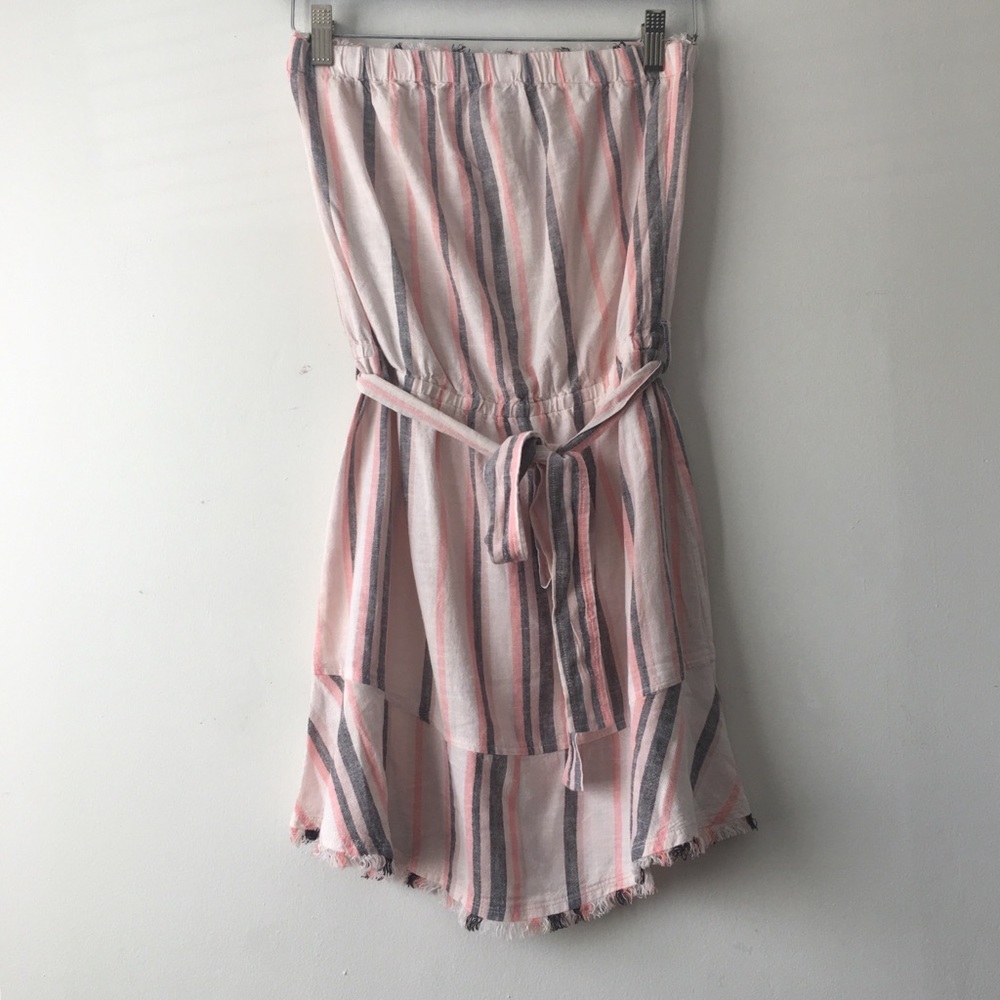 Cloth & Stone Strapless Stripe Mini Dress‎ XS